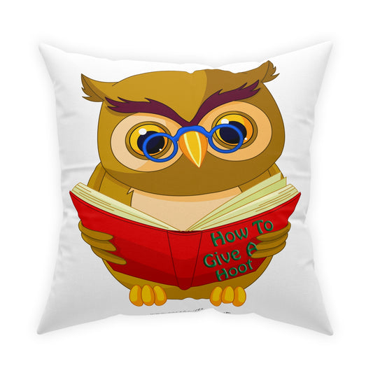Broadcloth Pillow How to Give a Hoot