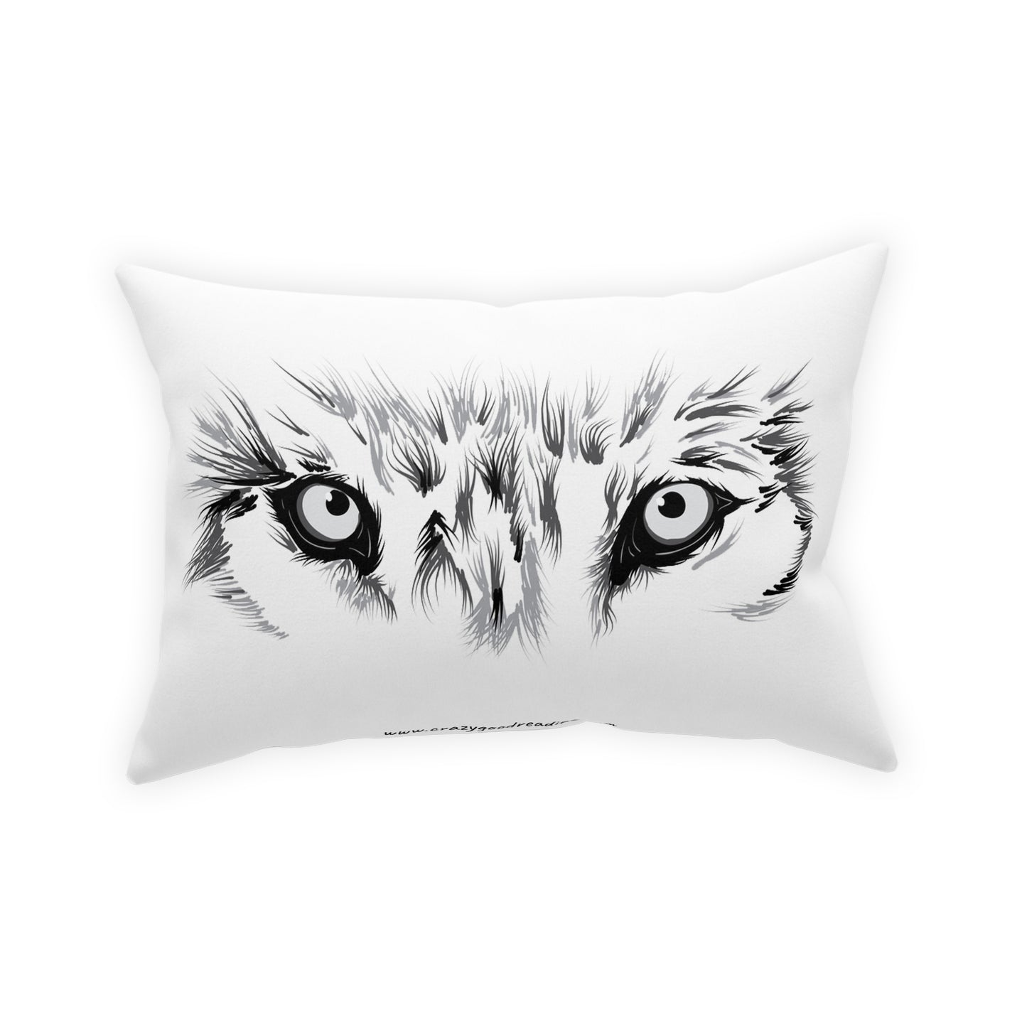 Broadcloth Pillow Wolf Eyes