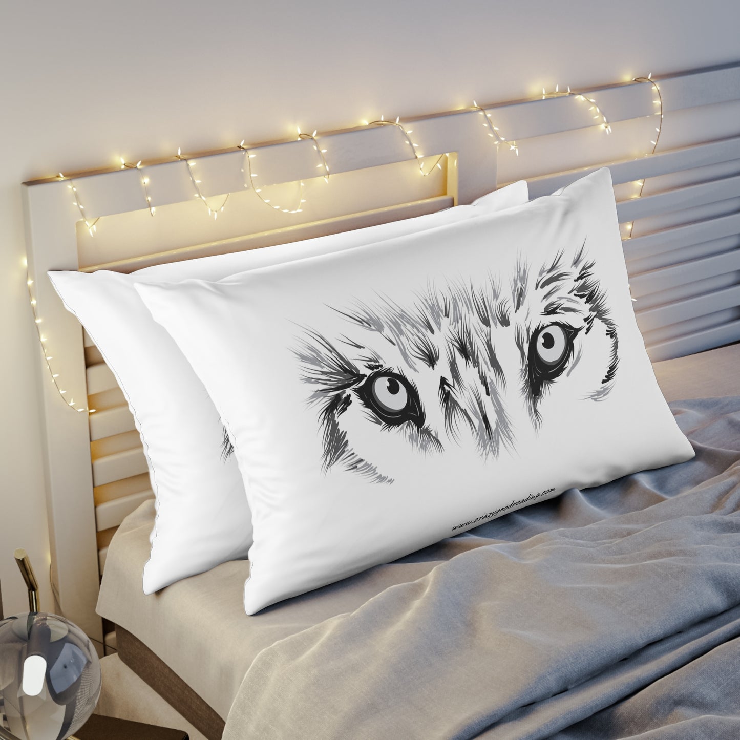 Pillow Sham Wolf Eyes