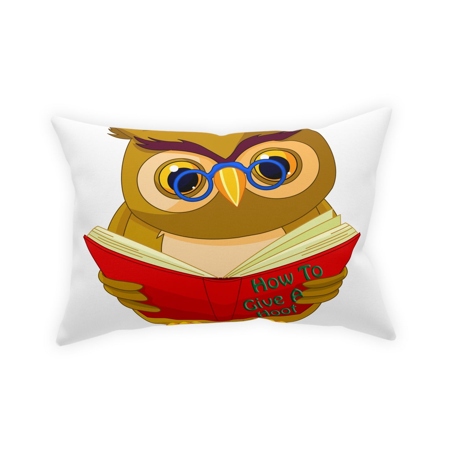 Broadcloth Pillow How to Give a Hoot