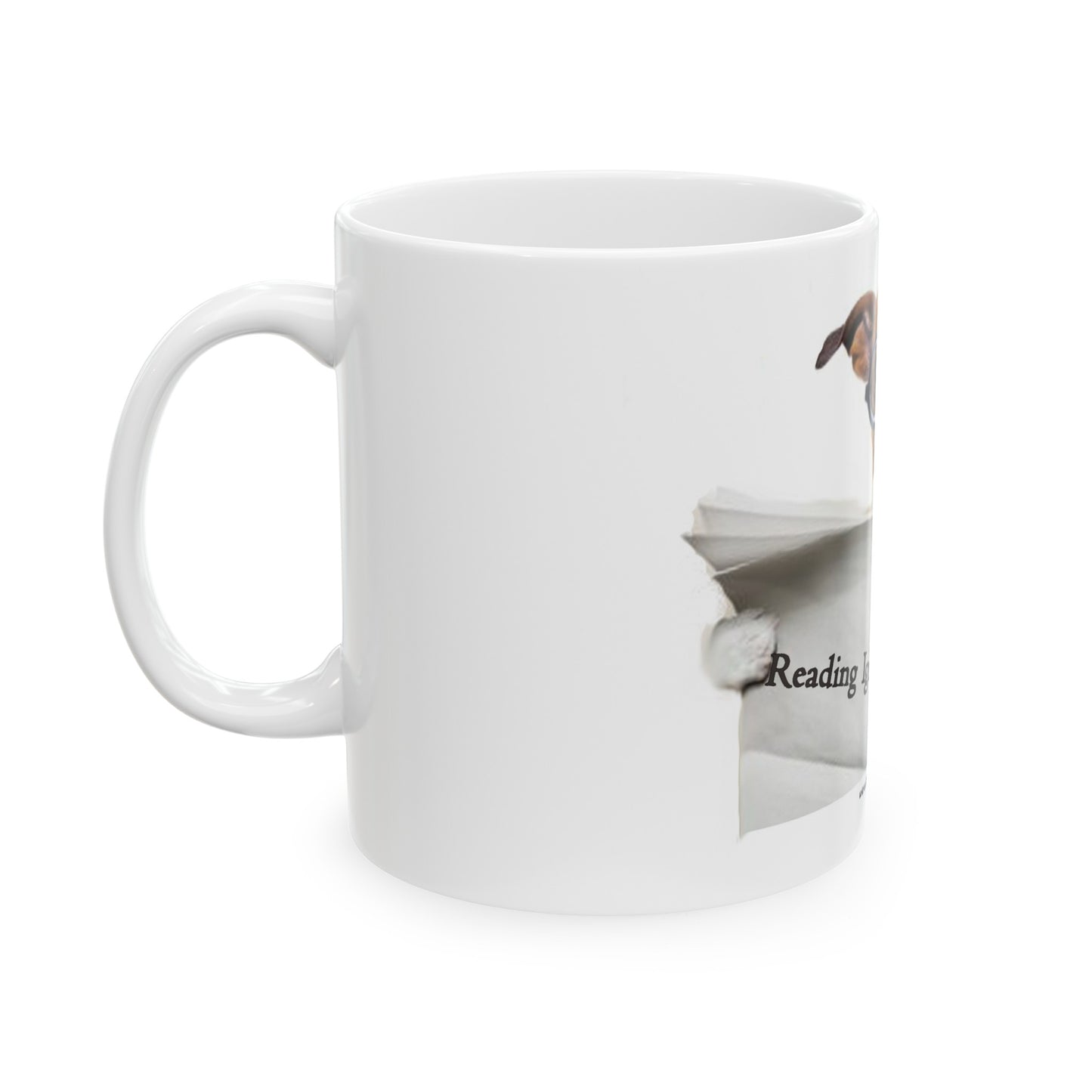 Ceramic Mug, 11oz :Reading Ignites Imagination