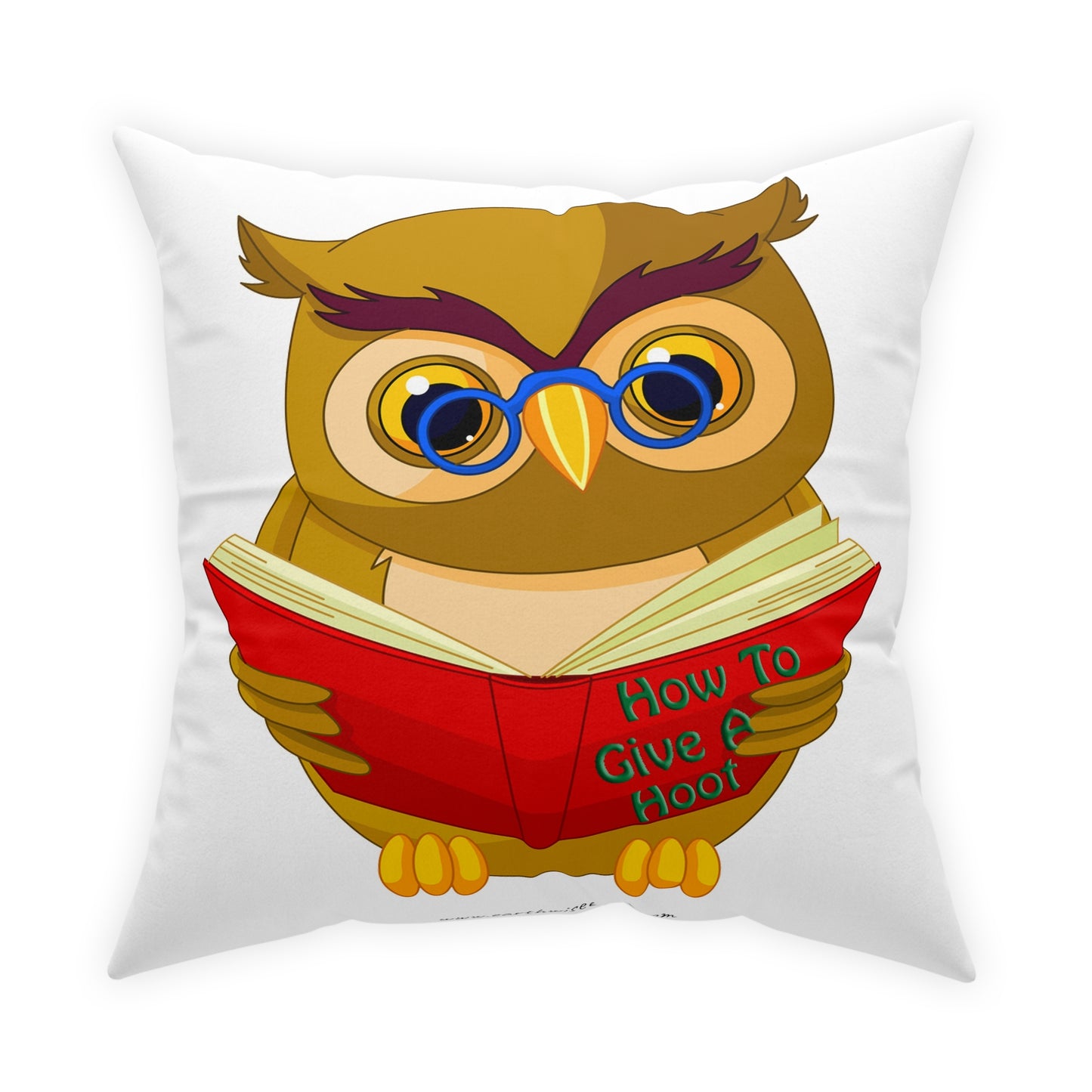 Broadcloth Pillow How to Give a Hoot