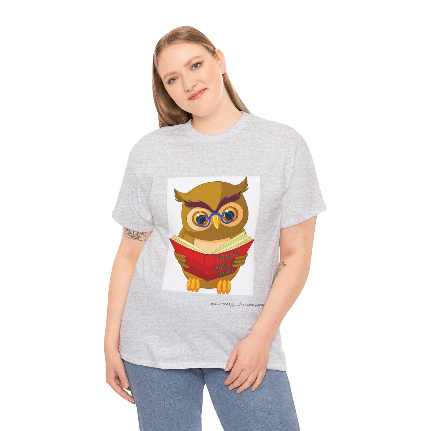 Unisex Heavy Cotton Tee "Owl"