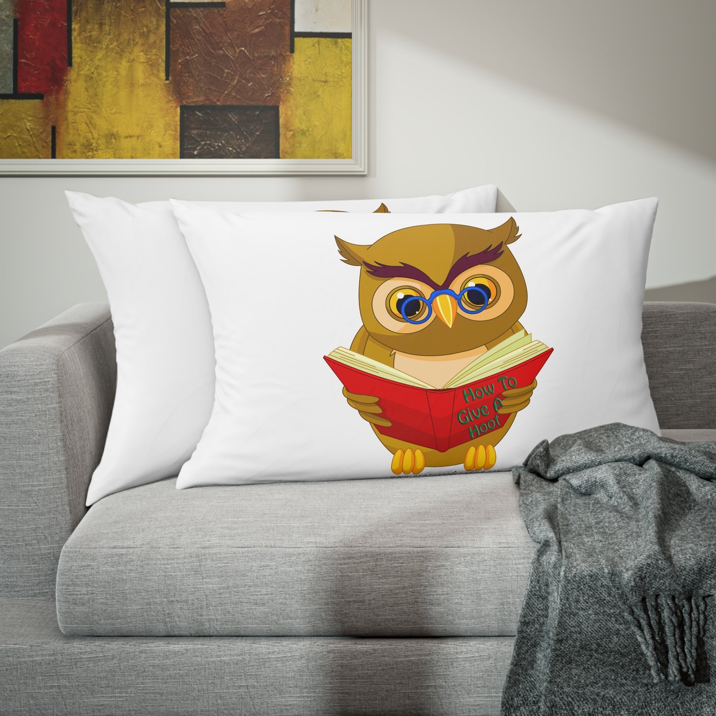 Pillow Sham How to Give a Hoot