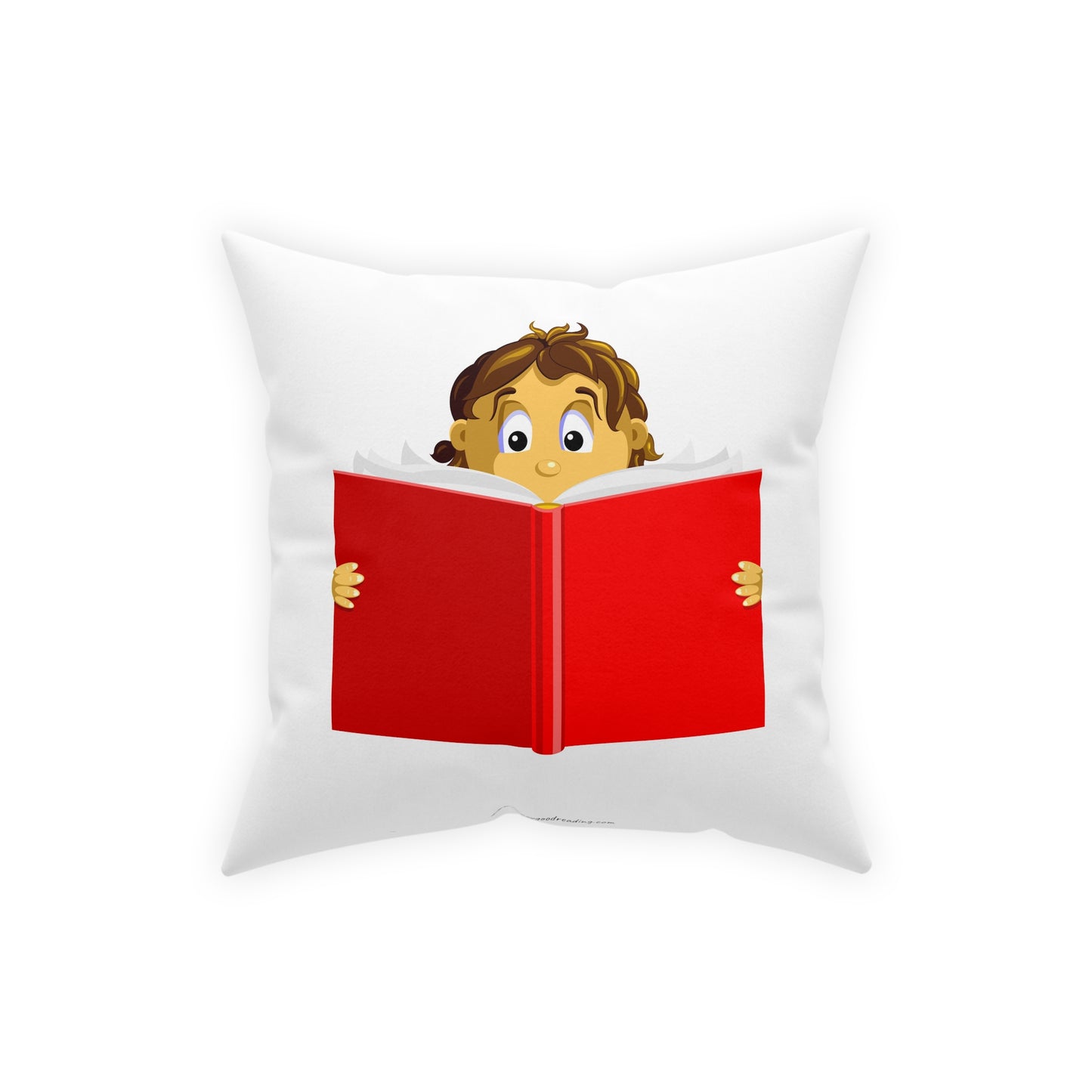 Broadcloth Pillow Girl Reading