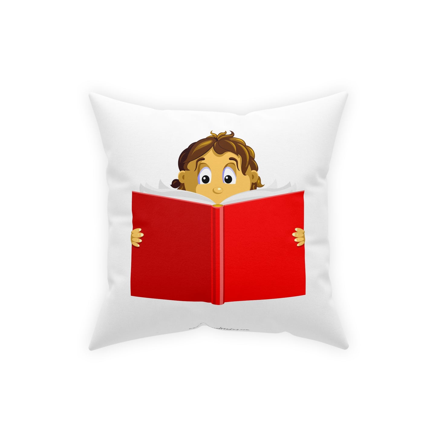 Broadcloth Pillow Girl Reading