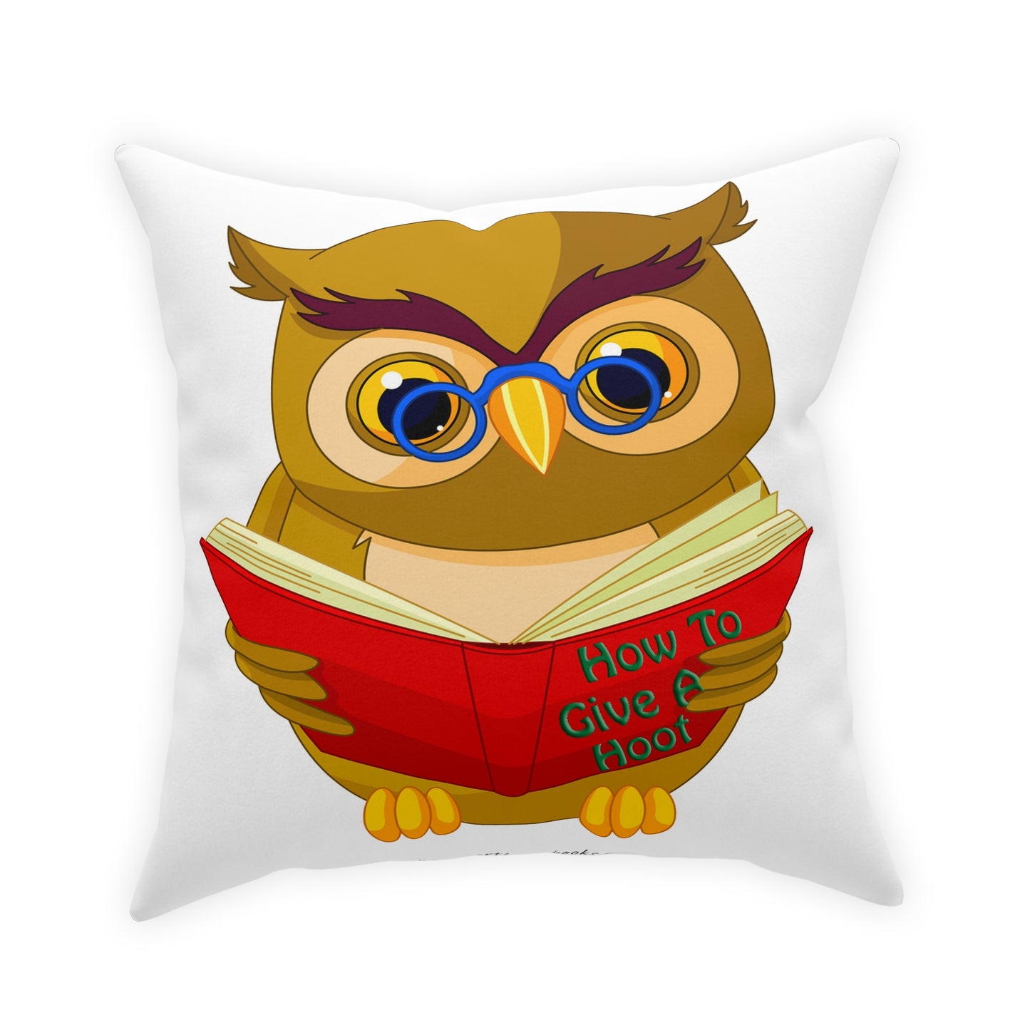 Broadcloth Pillow How to Give a Hoot