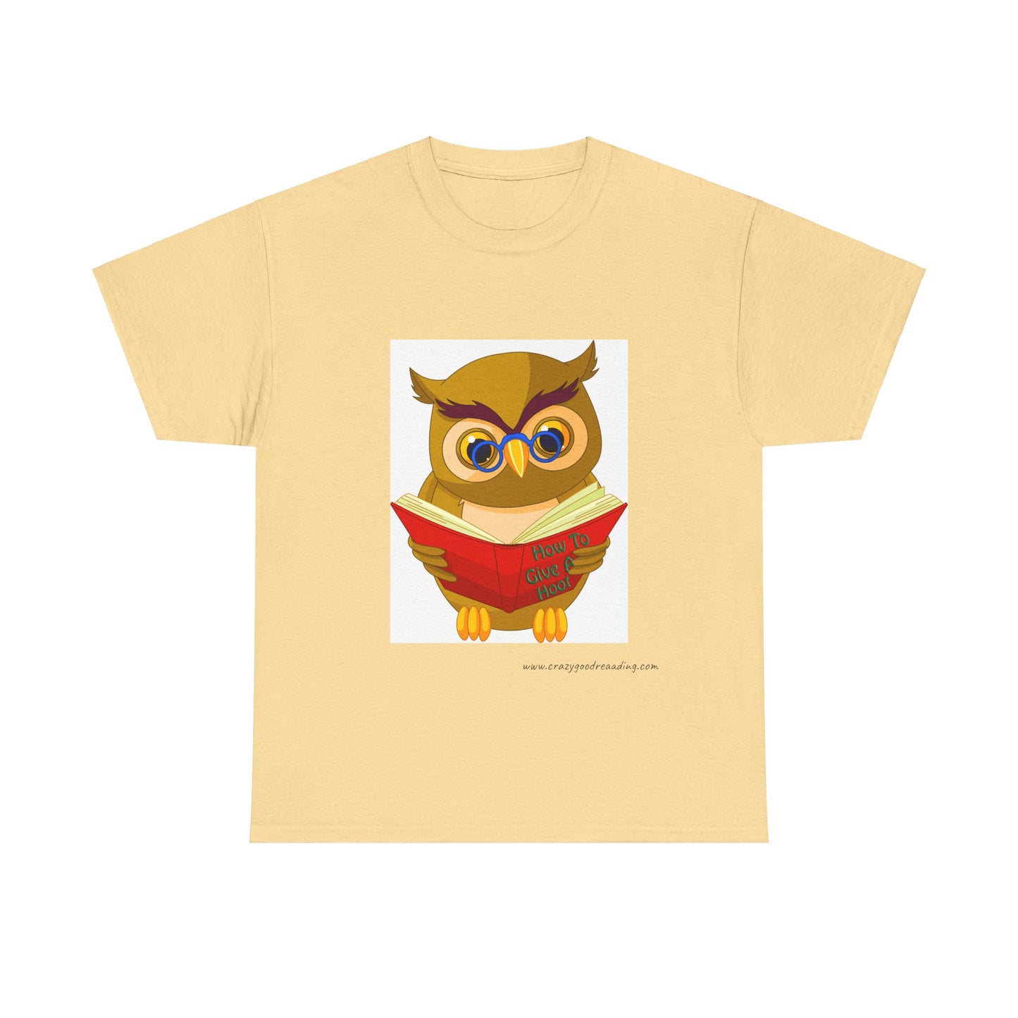 Unisex Heavy Cotton Tee "Owl"