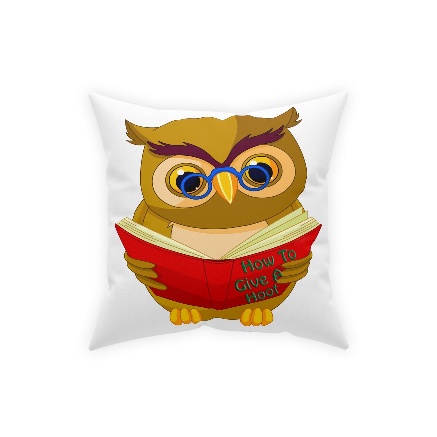 Broadcloth Pillow How to Give a Hoot