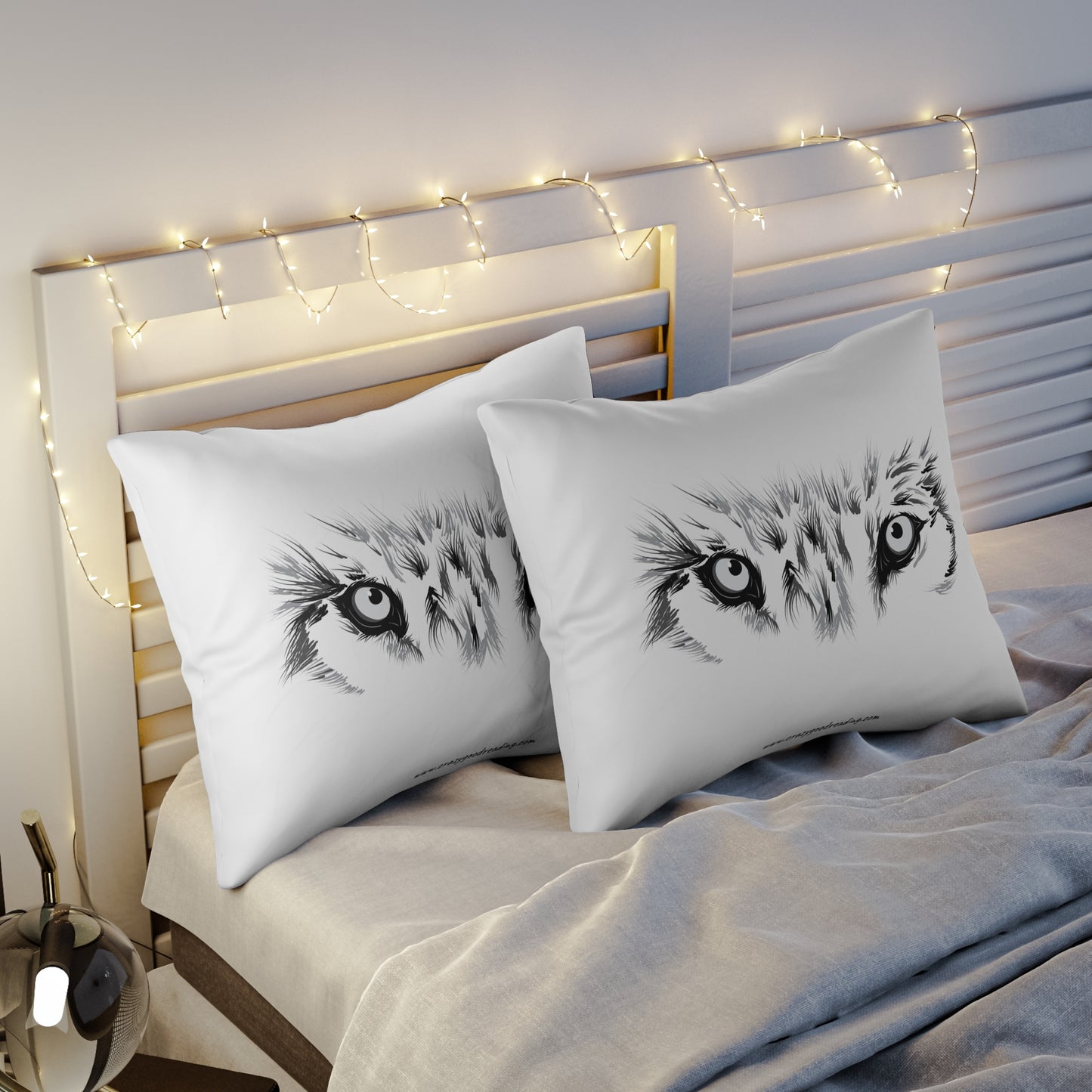 Pillow Sham Wolf Eyes