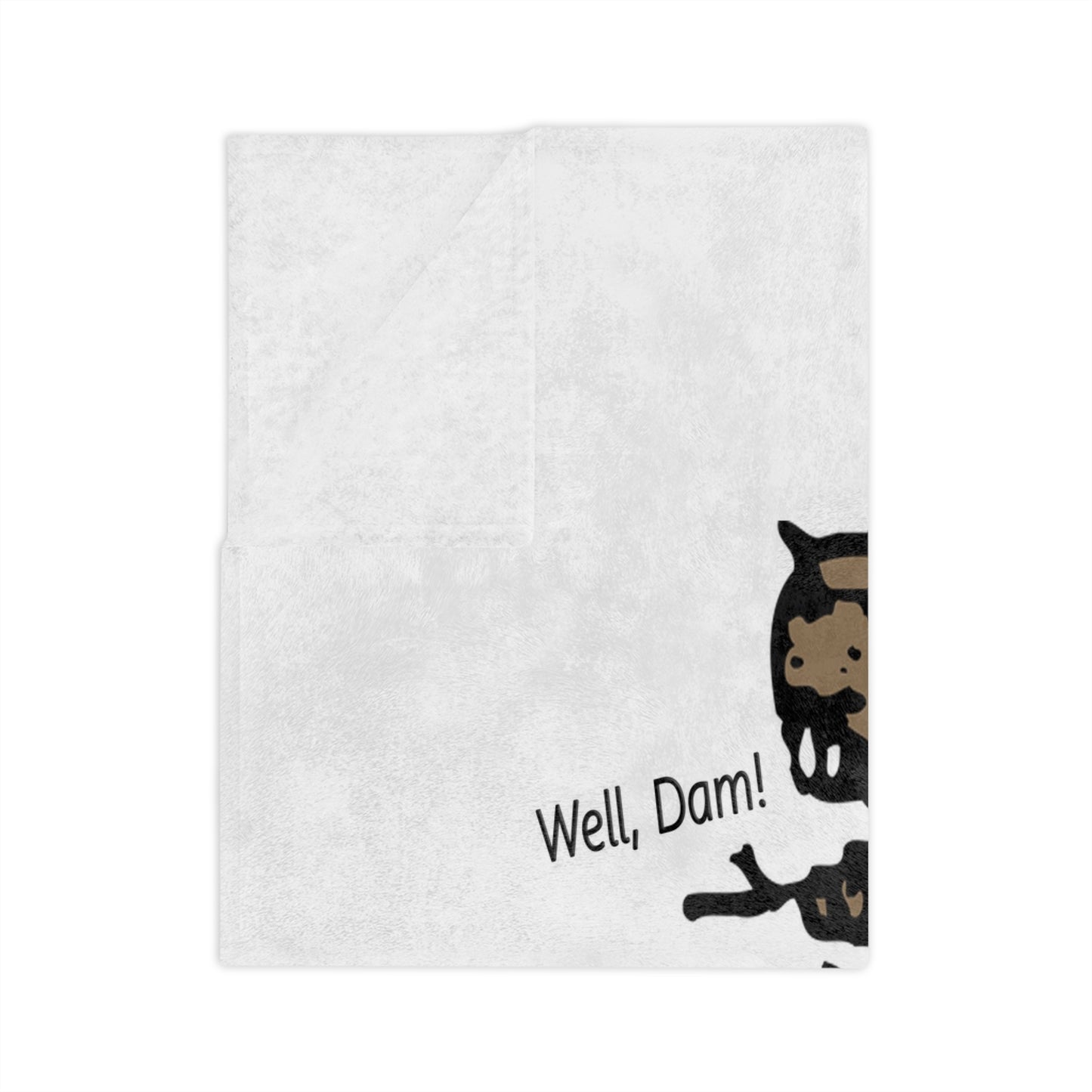 Velveteen Microfiber Blanket "Well dam"