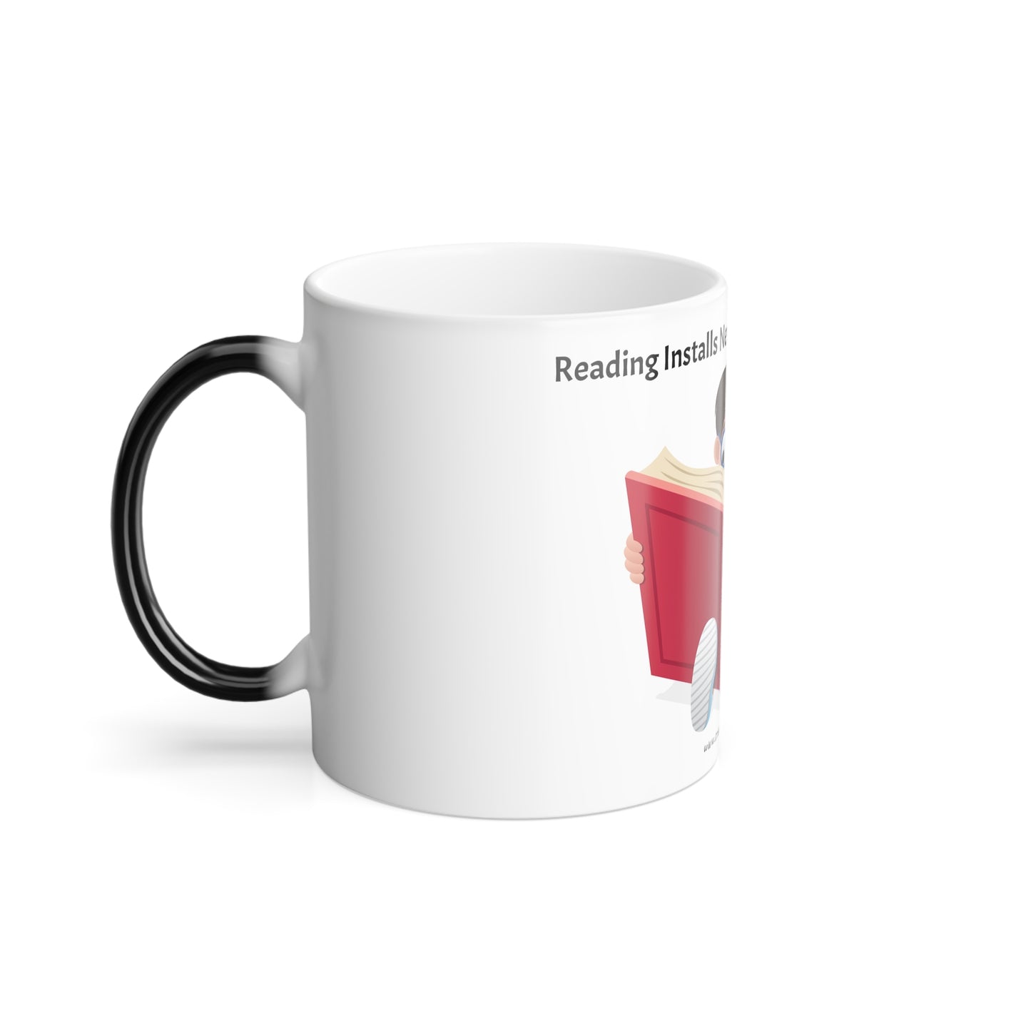 Color Morphing Mug, 11oz Reading Installs New Software