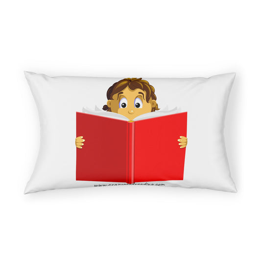 Pillow Sham Girl Reading