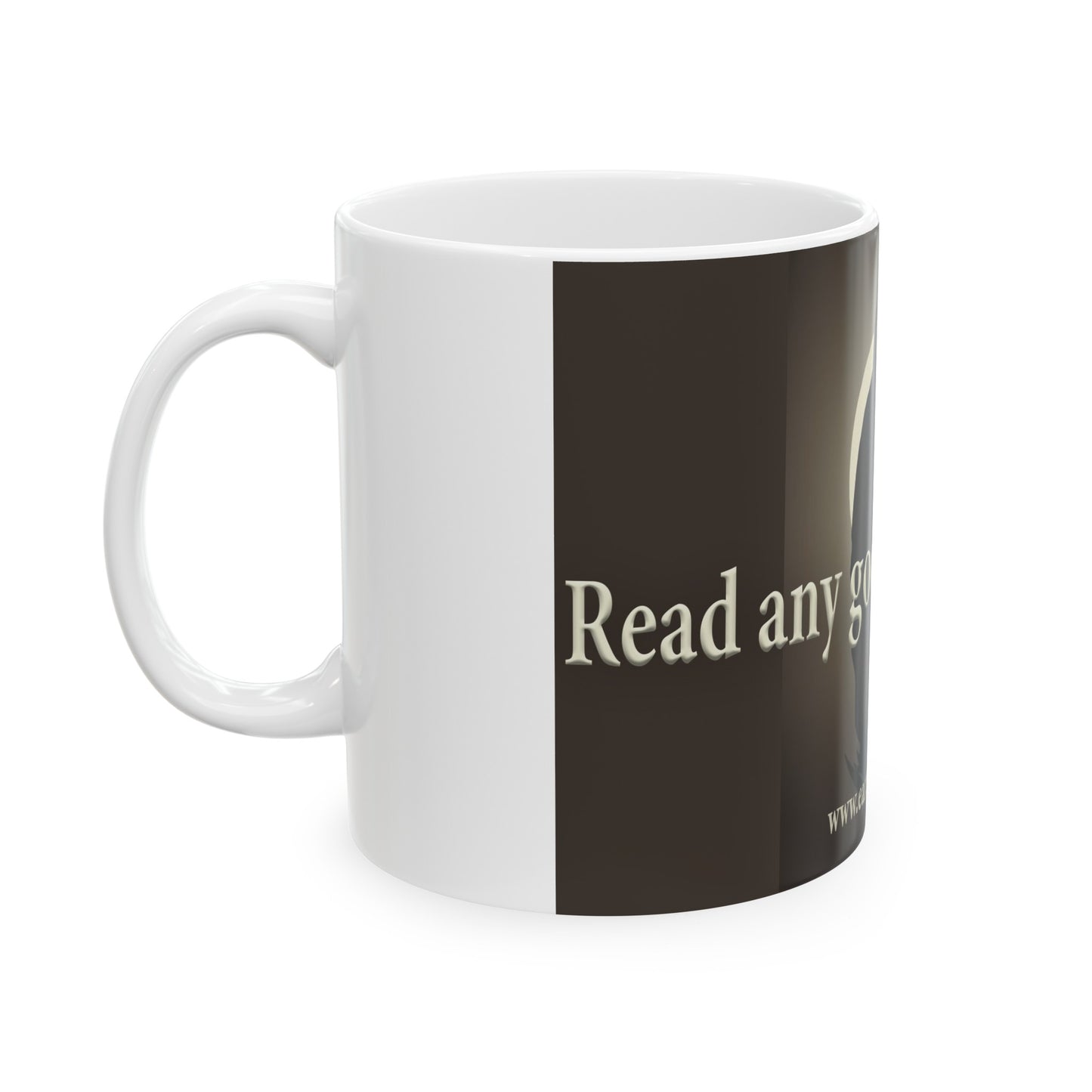 Ceramic Mug, 11oz Vampire/ Have you read any good books?