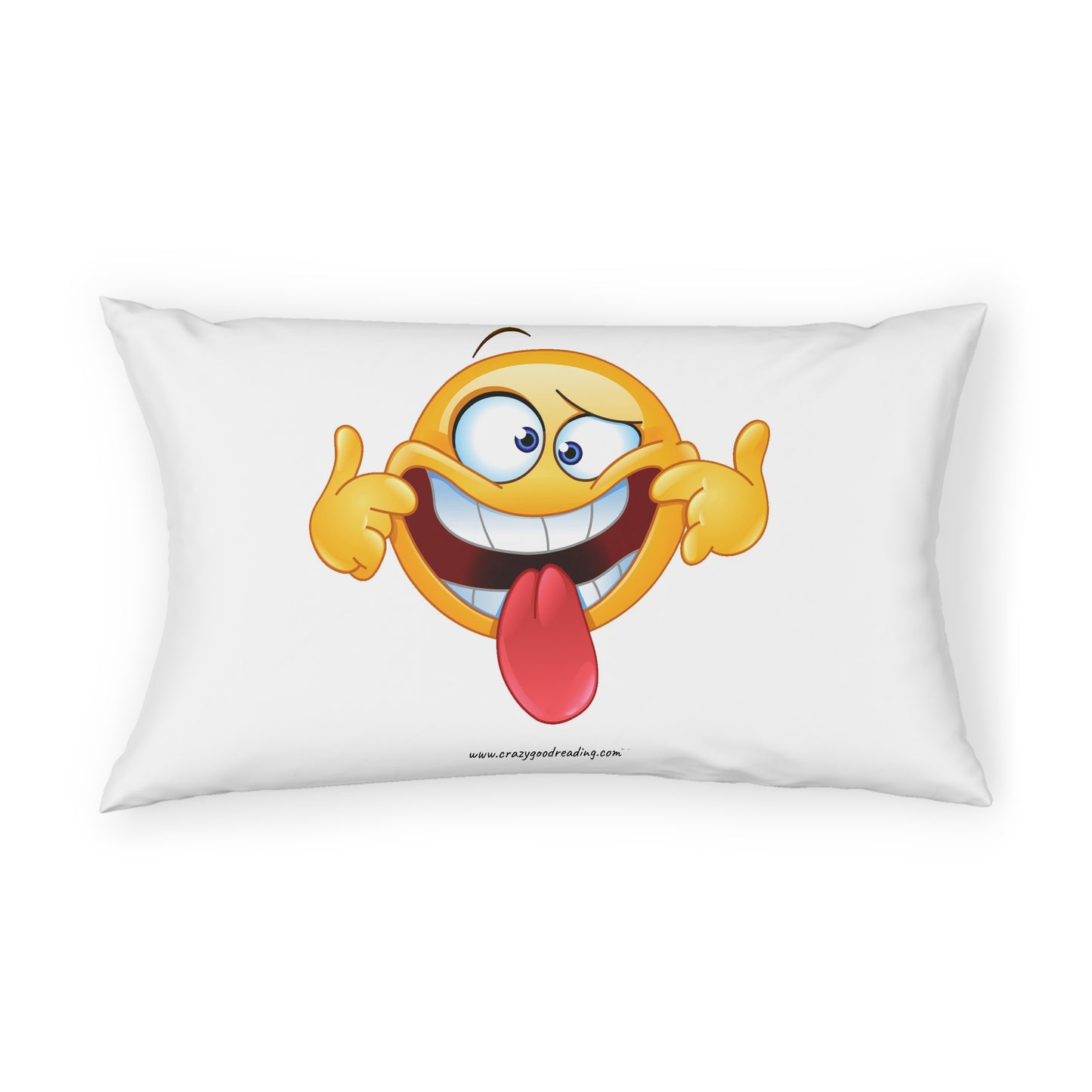 Pillow Sham: Goofy Smiley Face