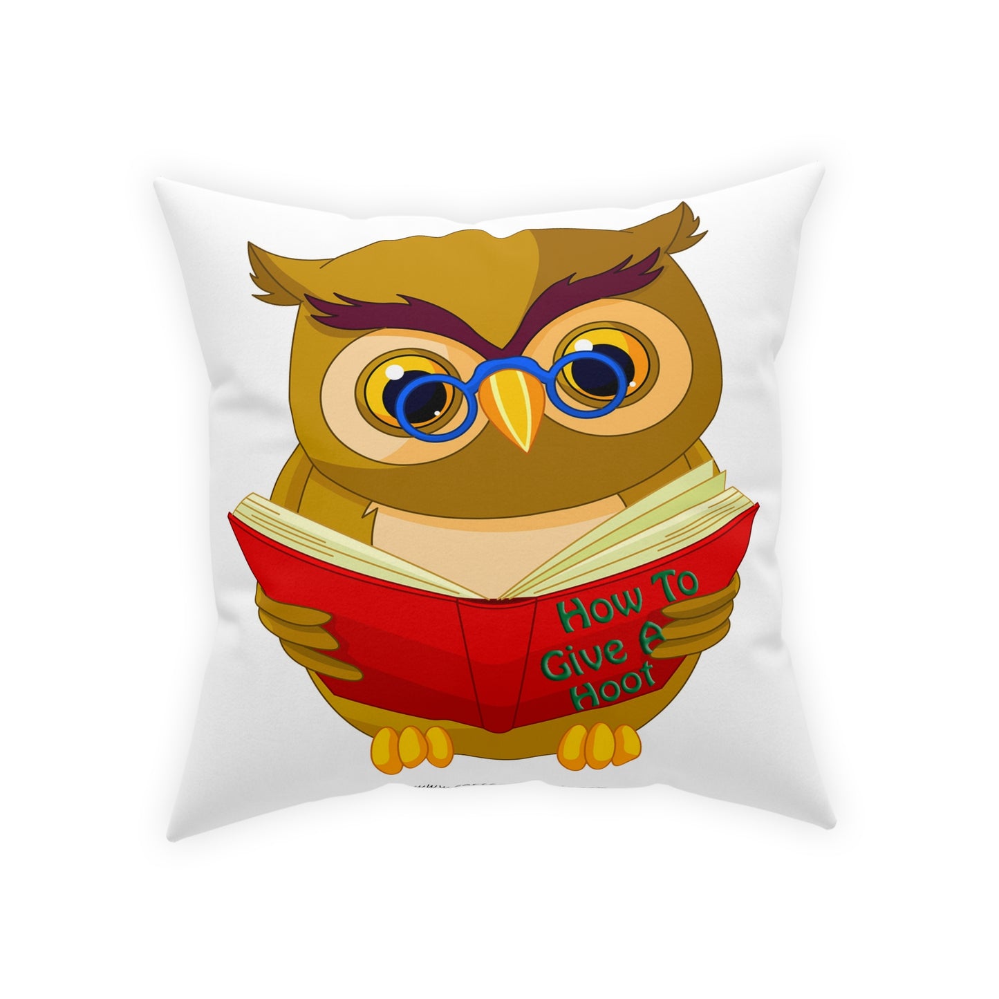 Broadcloth Pillow How to Give a Hoot