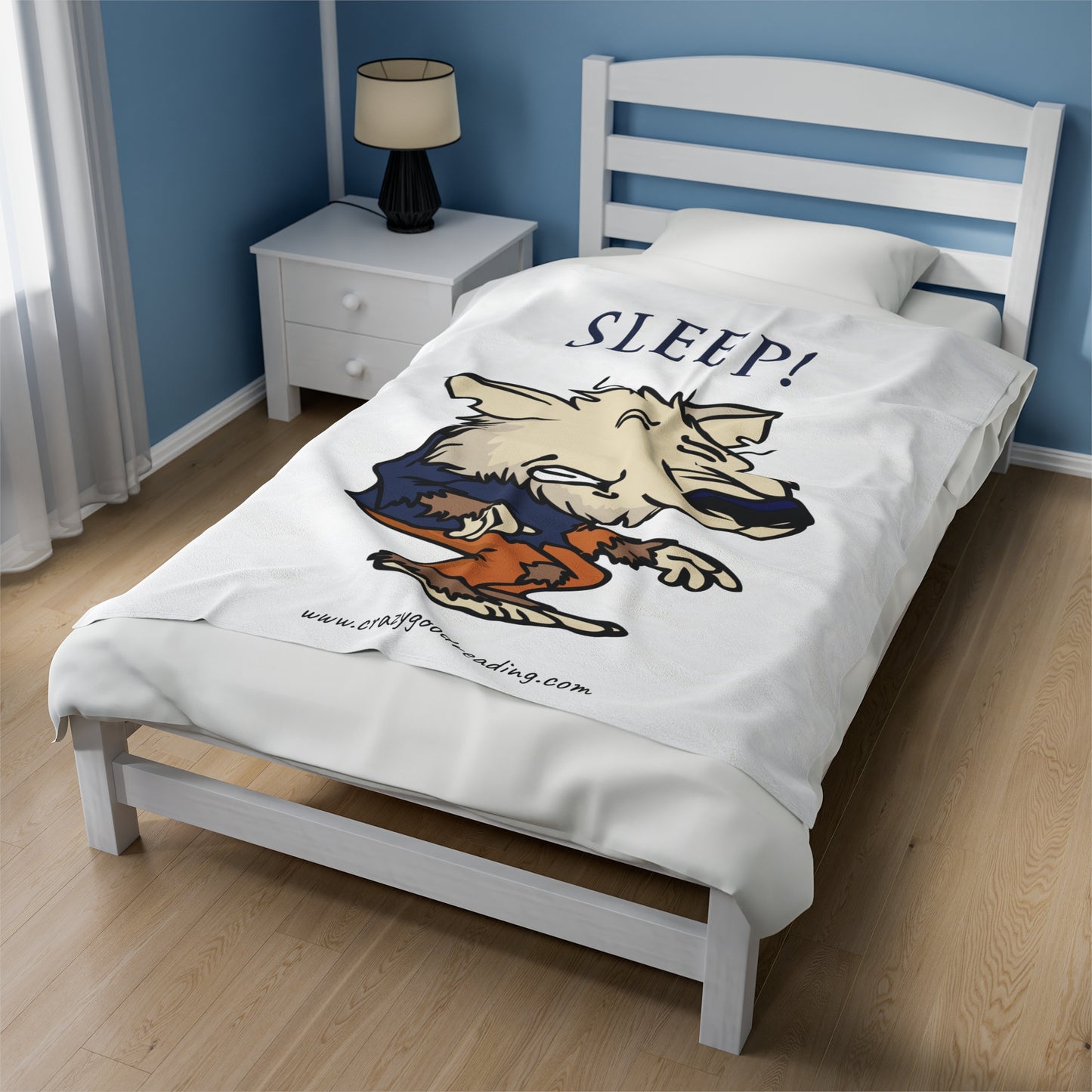 Velveteen Plush Blanket "Sleep"