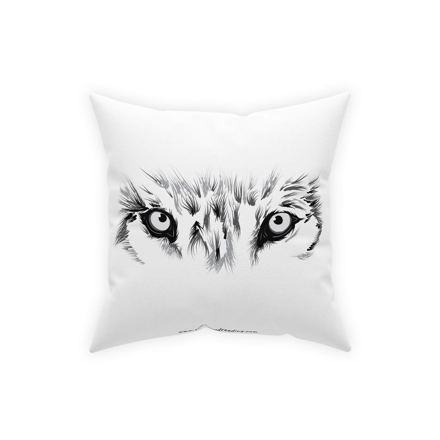 Broadcloth Pillow Wolf Eyes