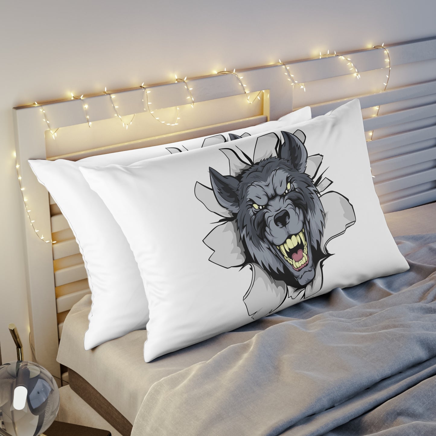 Pillow Sham "Angry Wolf"