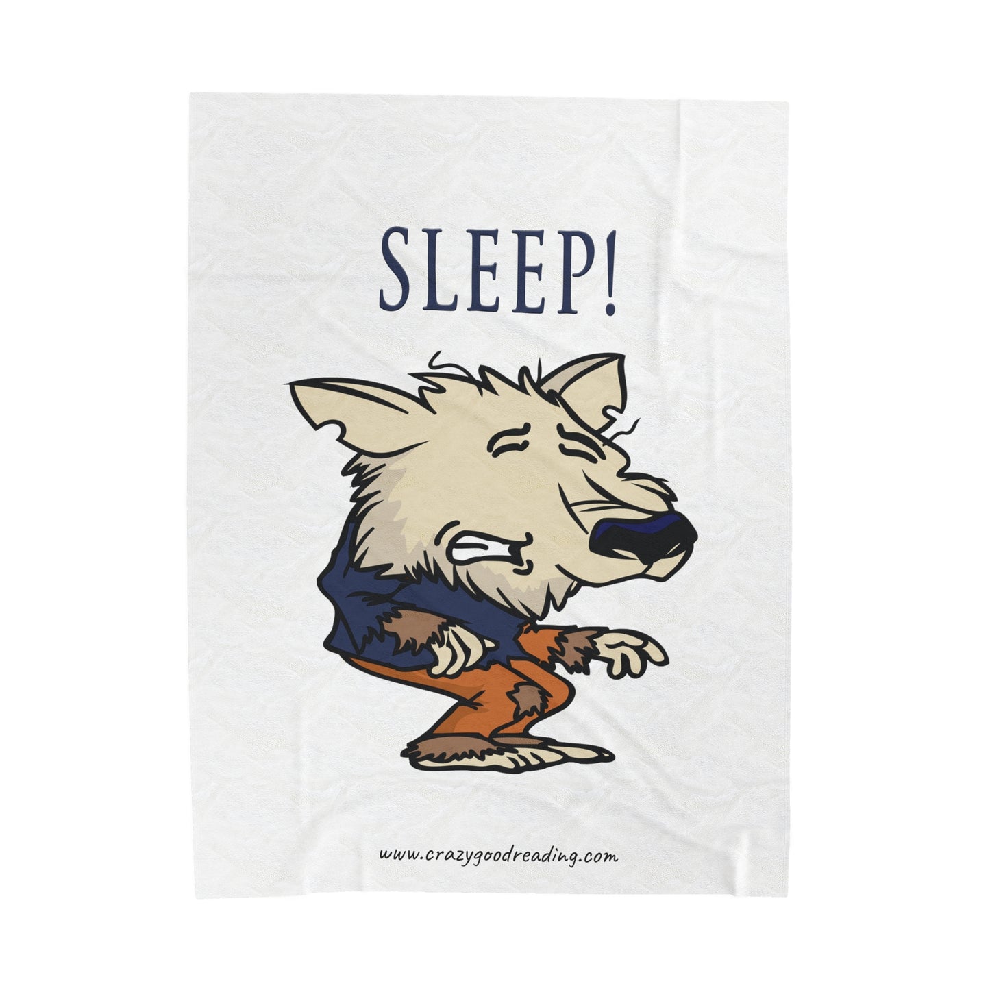 Velveteen Plush Blanket "Sleep"