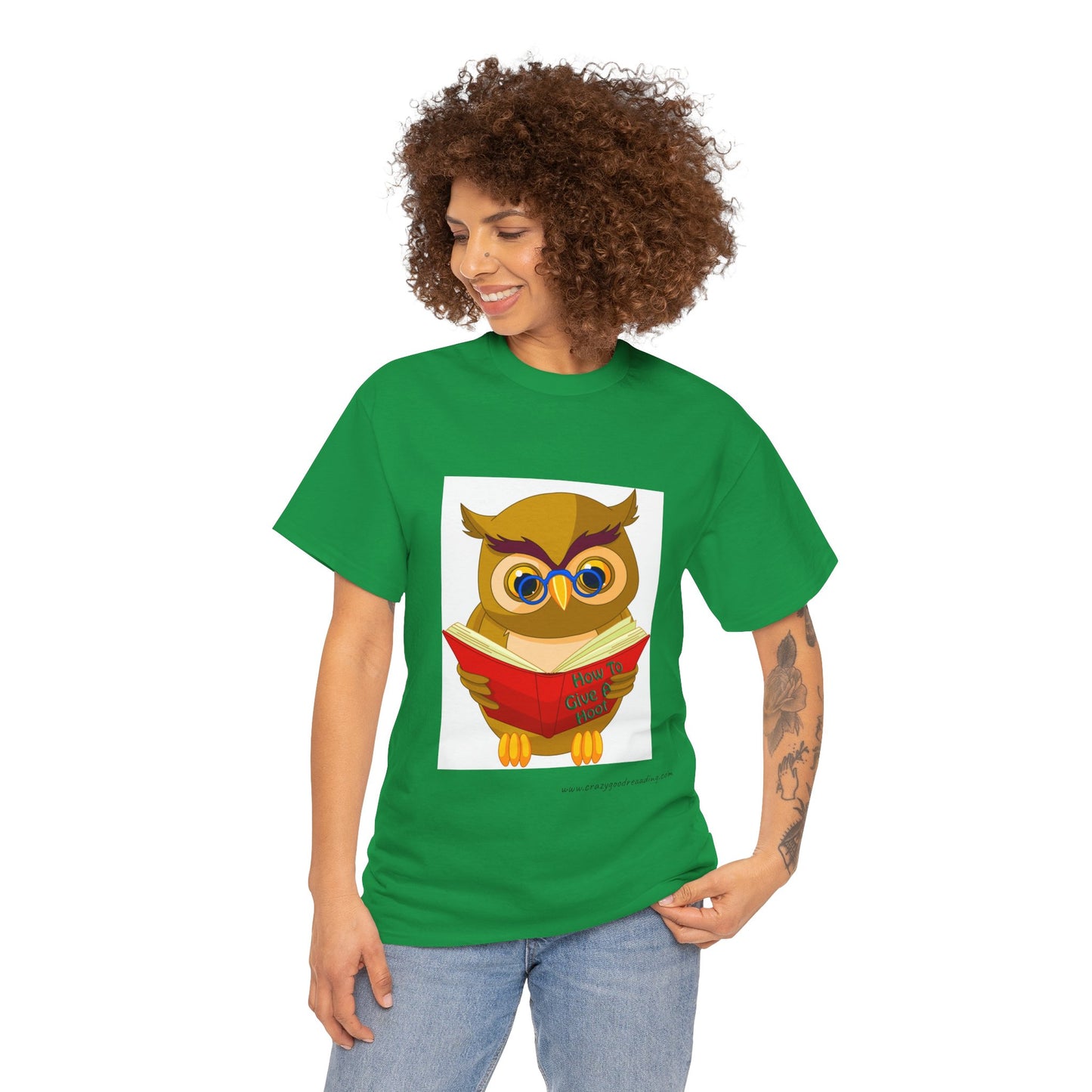 Unisex Heavy Cotton Tee "Owl"